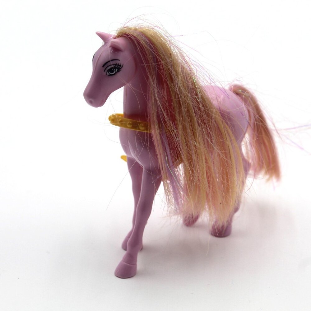 Polly Pocket Princess DISNEY Cinderella Doll Coach Carriage PINK Horse Pony ONLY